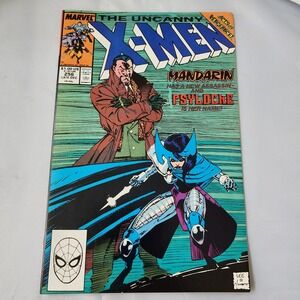 The Uncanny X-Men Comic Issue #256 Marvel Mandarin Psylocke Acts of Vengeance FN